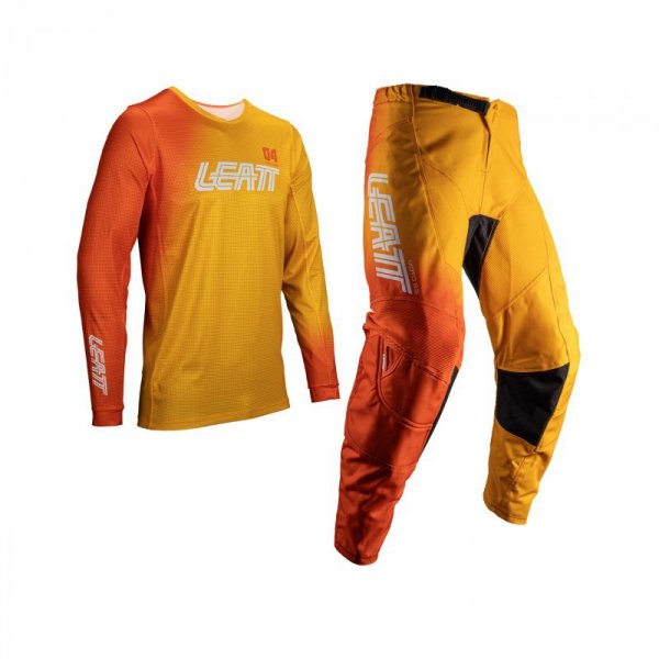 STRÓJ OFFROADOWY BLUZA I SPODNIE LEATT RIDE KIT 3.5 FLAME S S
