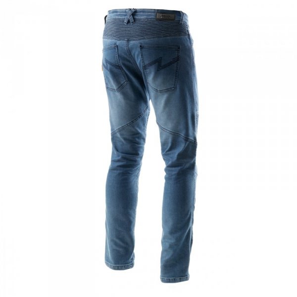 JEANSY MOTOCYKLOWE REBELHORN REVOLT WASHED BLUE MONOLAYER 38/32