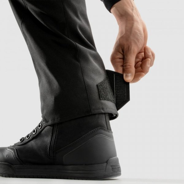 SPODNIE MOTOCYKLOWE TEKSTYLNE REBELHORN BORG 2 BLACK S S