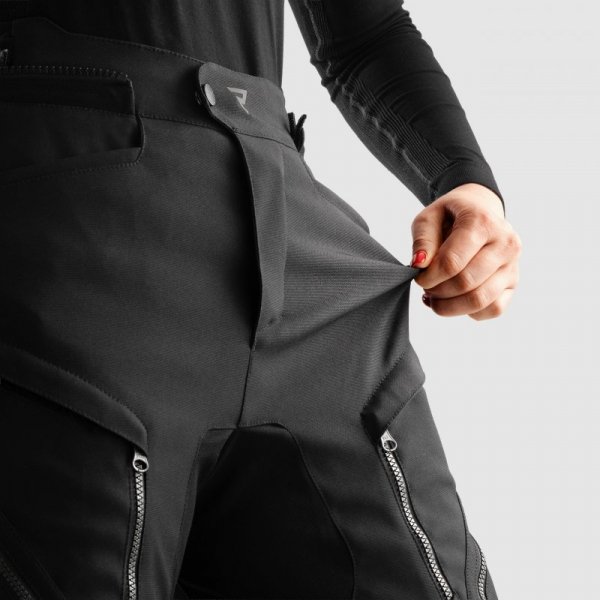 SPODNIE MOTOCYKLOWE TEKSTYLNE DAMSKIE REBELHORN HARDY 3.0 BLACK W4XL