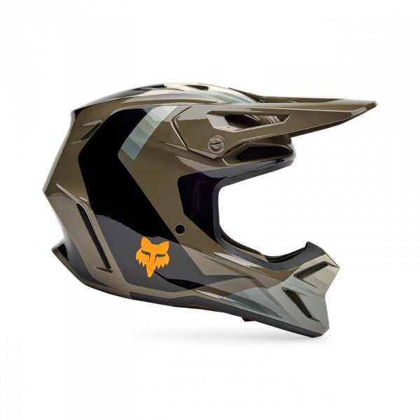 KASK MOTOCYKLOWY FOX V3 FADE BROWN BLACK S