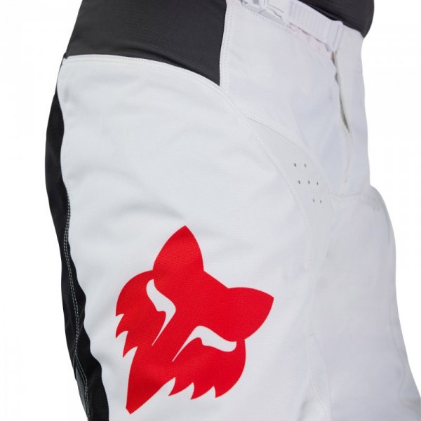 SPODNIE MOTOCYKLOWE FOX 180 FLOW WHITE RED 34
