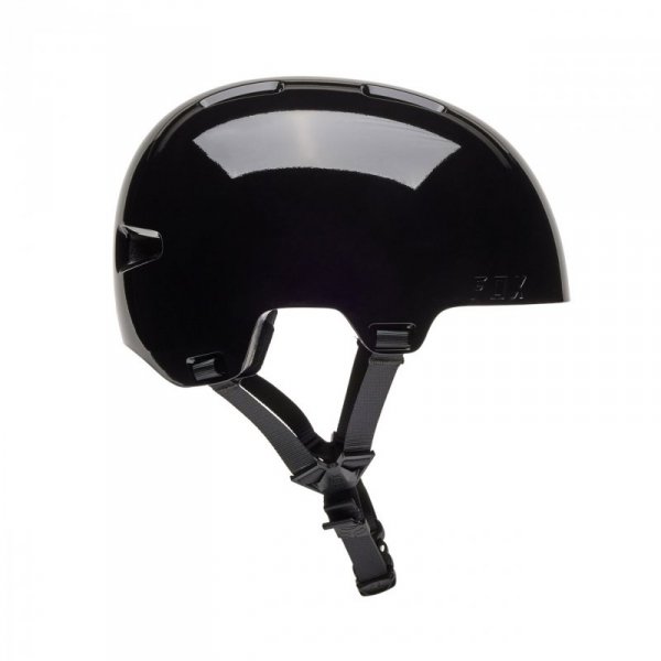 KASK ROWEROWY JUNIOR FOX FLIGHT SOLID BLACK OS YOS