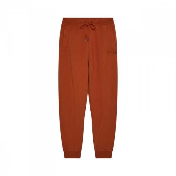 SPODNIE FOX WORDMARK FLEECE JOGGER COGNAC L