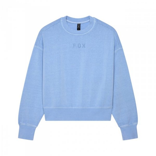 BLUZA DAMSKA FOX WORDMARK OVERSIZED FLEECE CREW CASHMERE BLUE L