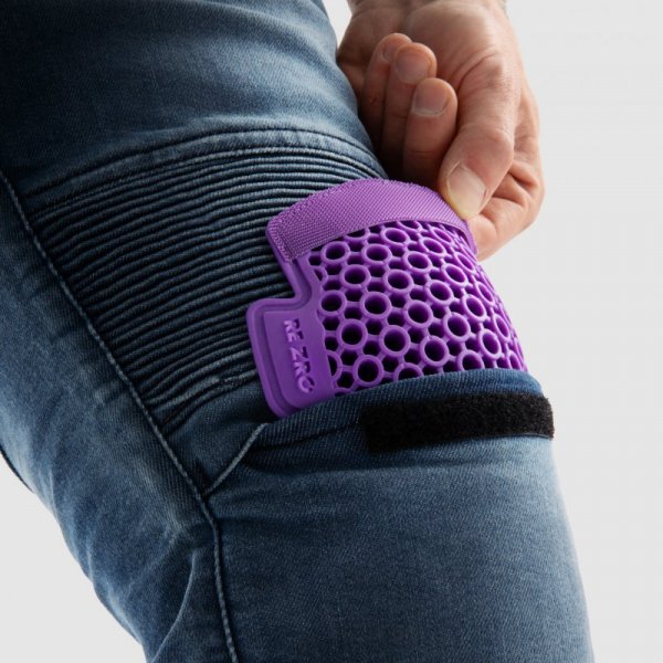 JEANSY MOTOCYKLOWE REBELHORN REVOLT WASHED BLUE MONOLAYER 32/34