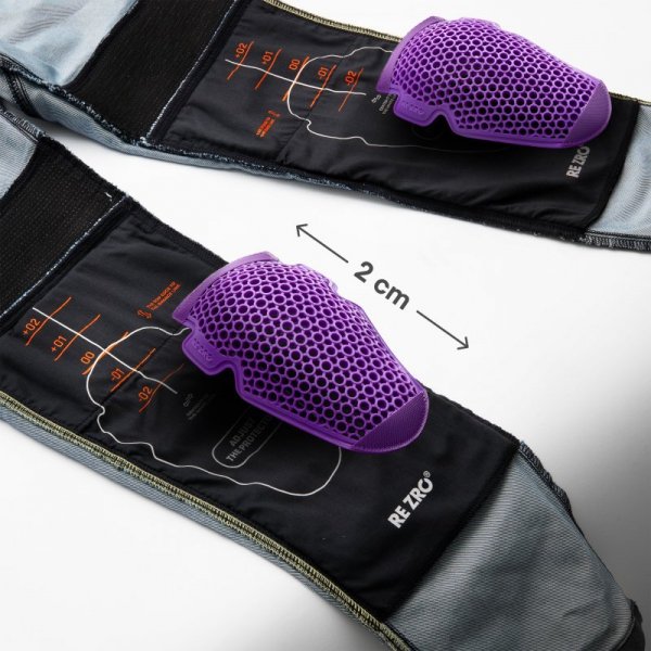 JEANSY MOTOCYKLOWE REBELHORN REVOLT WASHED BLUE MONOLAYER 34/34