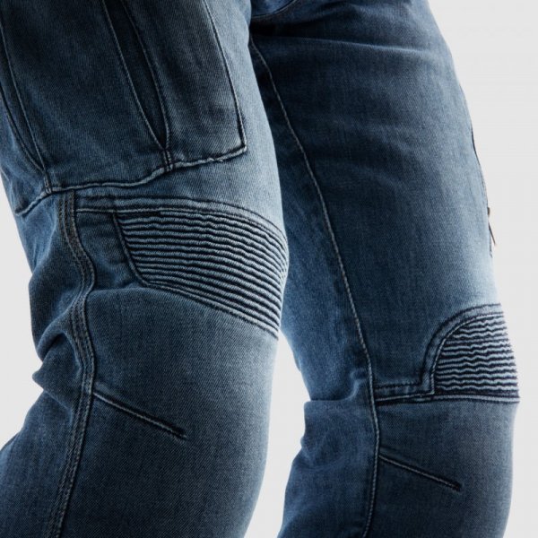 JEANSY MOTOCYKLOWE REBELHORN VANDAL WASHED BLUE MONOLAYER 34/34
