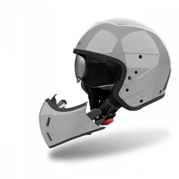 KASK MOTOCYKLOWY AIROH J110 COLOR CEMENT GREY GLOSS S