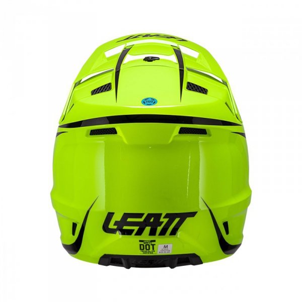 KASK MOTOCYKLOWY Z GOGLAMI LEATT KIT MOTO 3.5 NEON YELLOW L