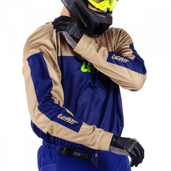 STRÓJ OFFROADOWY BLUZA I SPODNIE LEATT RIDE KIT MOTO 3.5 BROWN XXL