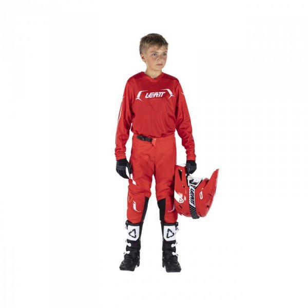 STRÓJ OFFROADOWY BLUZA I SPODNIE JUNIOR LEATT RIDE KIT 3.5 RED S S
