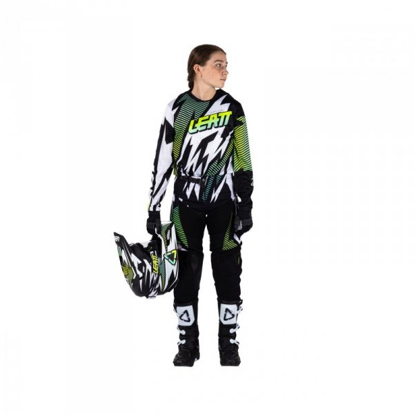STRÓJ OFFROADOWY BLUZA I SPODNIE JUNIOR LEATT RIDE KIT 3.5 STORM TEAL S S