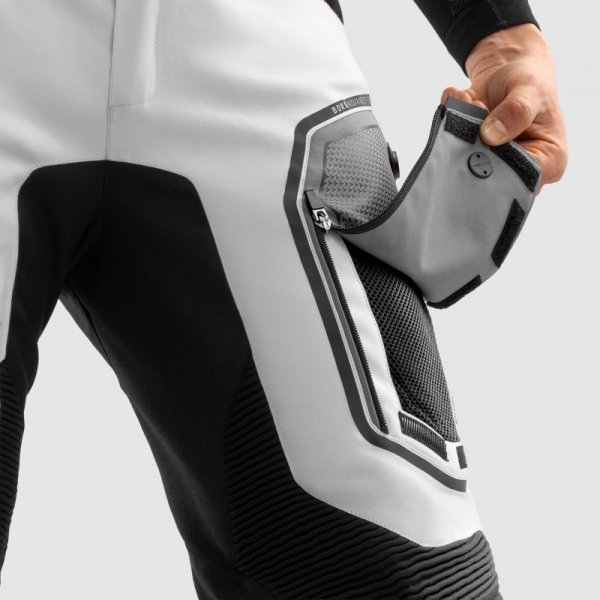 SPODNIE MOTOCYKLOWE TEKSTYLNE REBELHORN BORG 2 BLACK GREY M