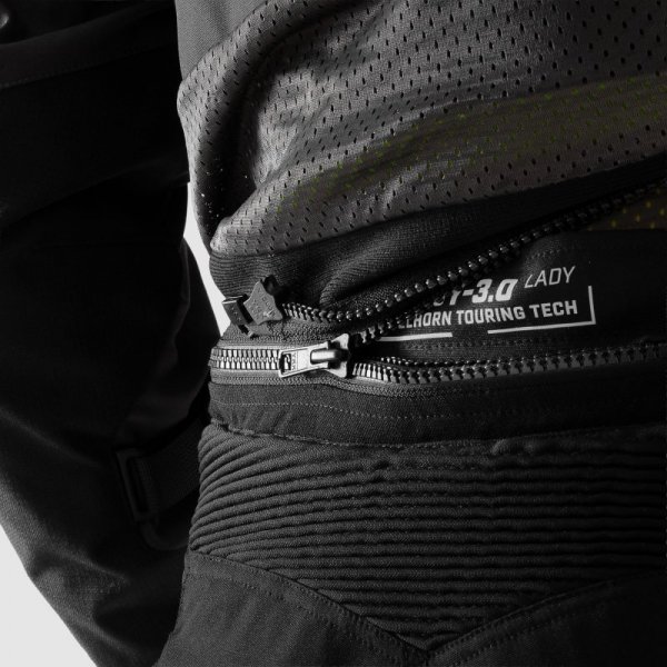 SPODNIE MOTOCYKLOWE TEKSTYLNE DAMSKIE REBELHORN HARDY 3.0 BLACK W7XL