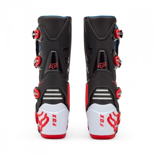 BUTY MOTOCYKLOWE FOX MOTION WHITE FLUO RED 10