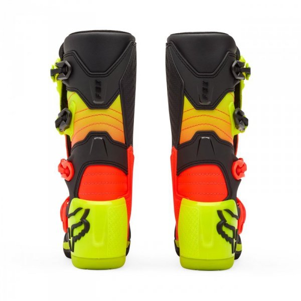 BUTY MOTOCYKLOWE JUNIOR FOX COMP ORANGE YELLOW Y6