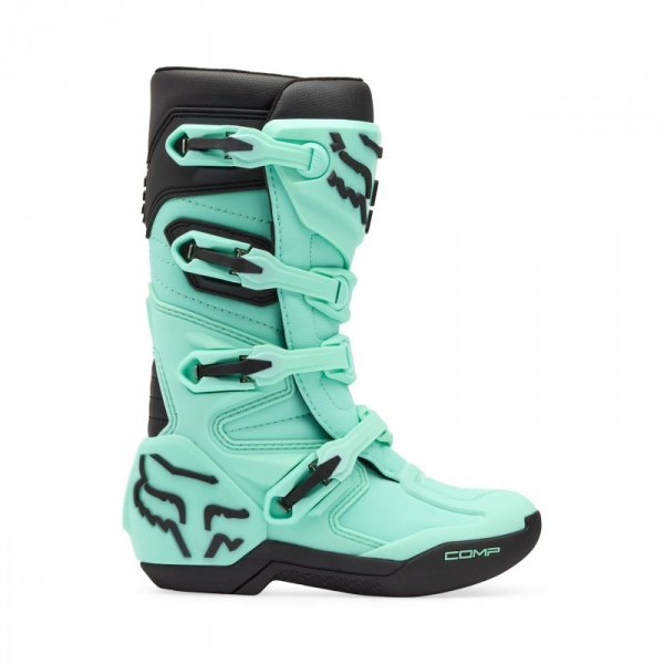 BUTY MOTOCYKLOWE JUNIOR FOX COMP TEAL Y5