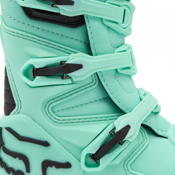 BUTY MOTOCYKLOWE JUNIOR FOX COMP TEAL Y7