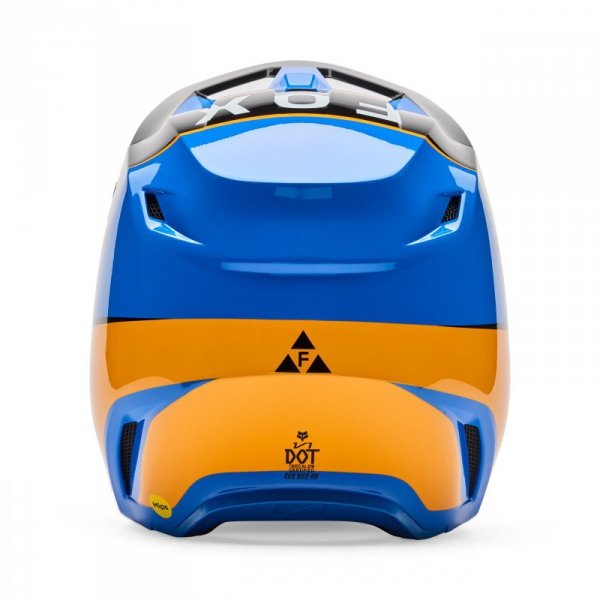 KASK MOTOCYKLOWY FOX V1 COLLECT BLUE S