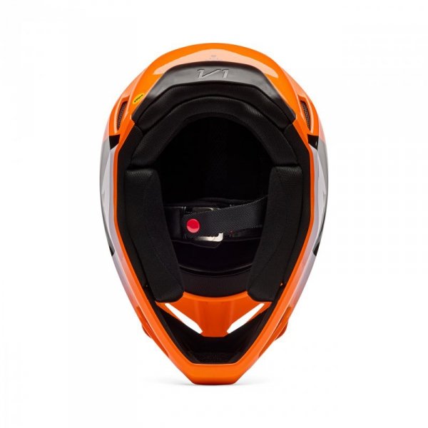 KASK MOTOCYKLOWY FOX V1 SHIELD FLUO ORANGE XS