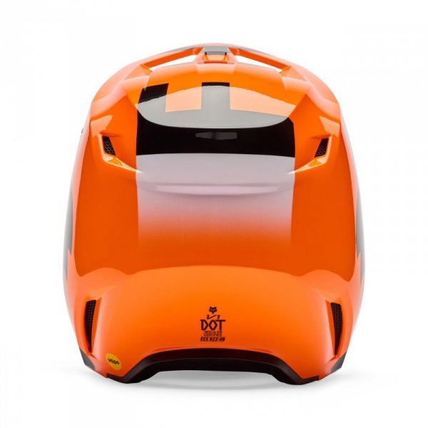 KASK MOTOCYKLOWY FOX V1 SHIELD FLUO ORANGE XXL