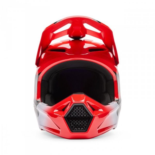 KASK MOTOCYKLOWY FOX V1 SHIELD FLUO RED S