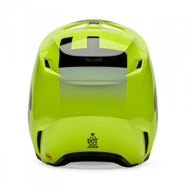 KASK MOTOCYKLOWY FOX V1 SHIELD FLUO YELLOW L