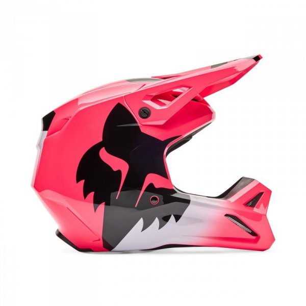 KASK MOTOCYKLOWY FOX V1 SHIELD PINK S