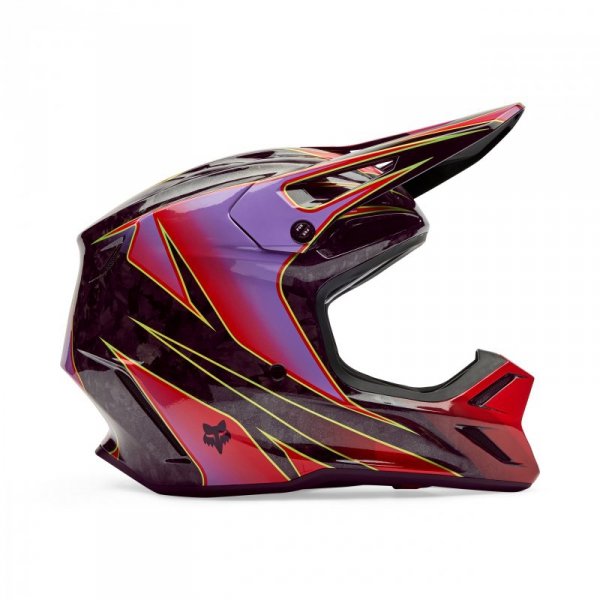 KASK MOTOCYKLOWY FOX V3 RS CANVAS RED S
