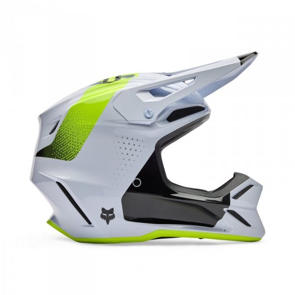 KASK MOTOCYKLOWY FOX V3 TINE WHITE S