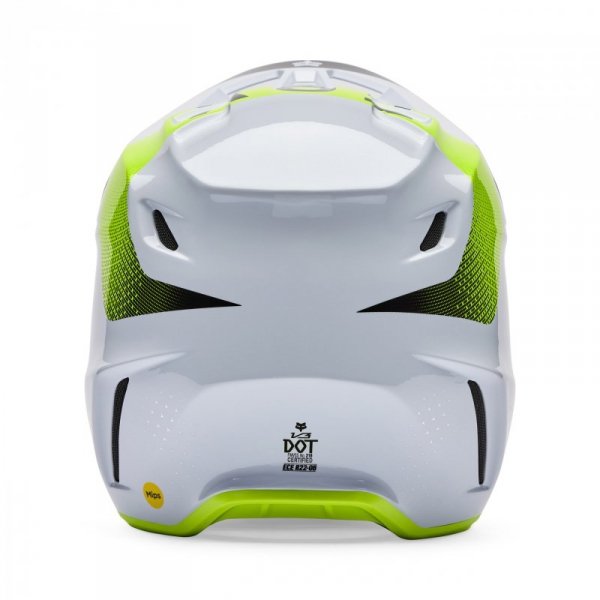 KASK MOTOCYKLOWY FOX V3 TINE WHITE XL