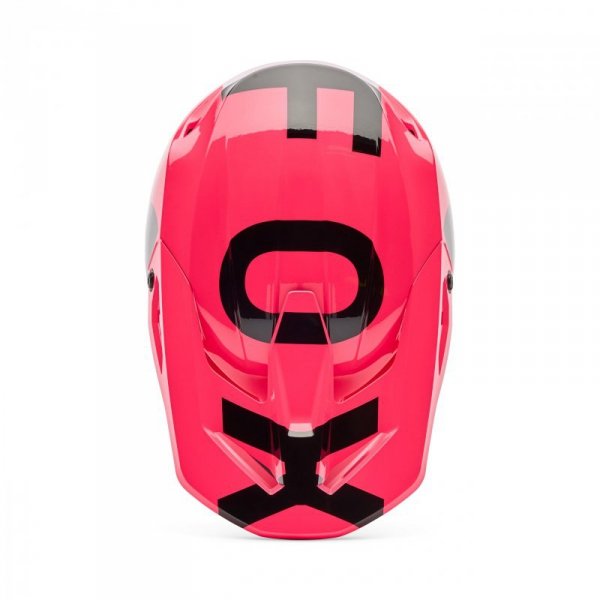 KASK MOTOCYKLOWY JUNIOR FOX V1 SHIELD PINK YS