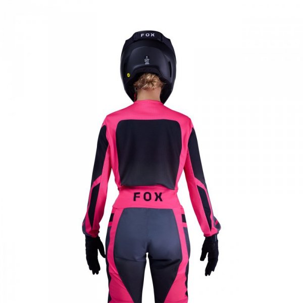 BLUZA MOTOCYKLOWA DAMSKA FOX 180 SHIELD BLACK PINK L