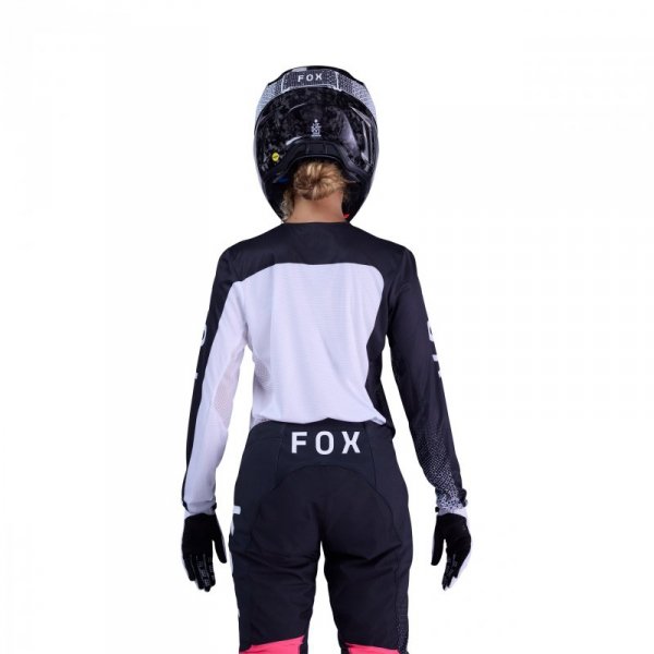 BLUZA MOTOCYKLOWA DAMSKA FOX FLEXAIR FRACTURE WHITE BLACK L