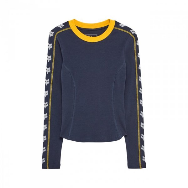 KOSZULKA Z DŁUGIM RĘKAWEM DAMSKA FOX CIRCA 74 FITTED MIDNIGHT M