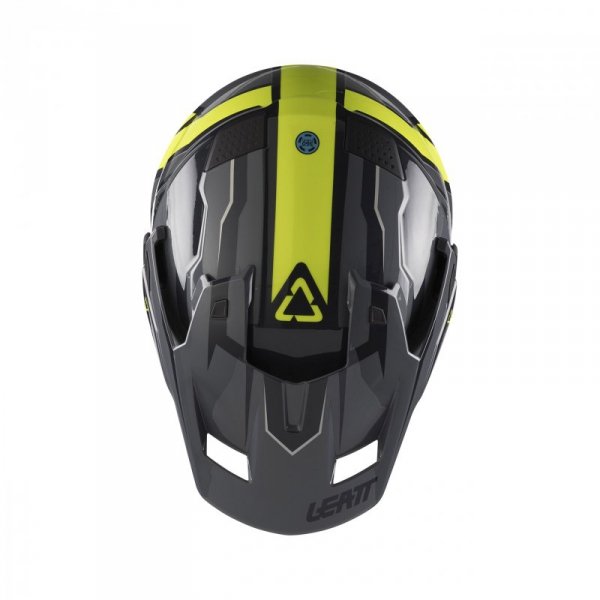 KASK MOTOCYKLOWY Z GOGLAMI LEATT ADV 7.5 HI-VIZ YELLOW M