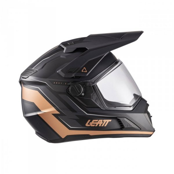 KASK MOTOCYKLOWY Z GOGLAMI LEATT ADV 7.5 BLACK BRONZE M
