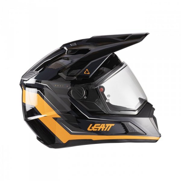 KASK MOTOCYKLOWY Z GOGLAMI LEATT ADV 7.5 BLACK ORANGE M