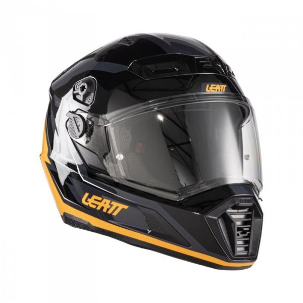 KASK MOTOCYKLOWY Z GOGLAMI LEATT ADV 7.5 BLACK ORANGE XL