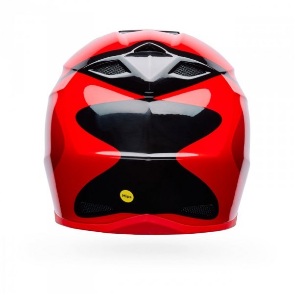KASK MOTOCYKLOWY BELL MX-10 MIPS WAVE RED BLACK M