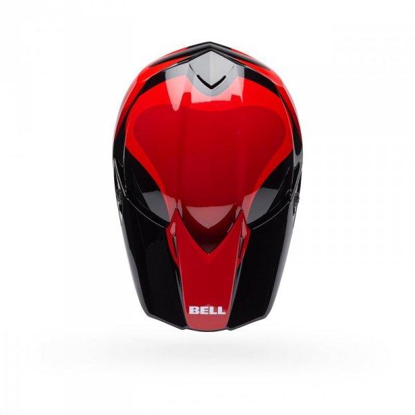 KASK MOTOCYKLOWY BELL MX-10 MIPS WAVE RED BLACK L