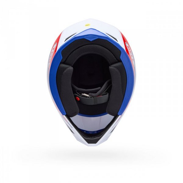 KASK MOTOCYKLOWY BELL MX-10 MIPS DYNO RED WHITE S