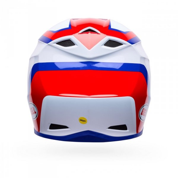 KASK MOTOCYKLOWY BELL MX-10 MIPS DYNO RED WHITE M