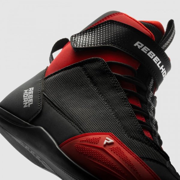 BUTY MOTOCYKLOWE REBELHORN SWIFT BLACK RED 48