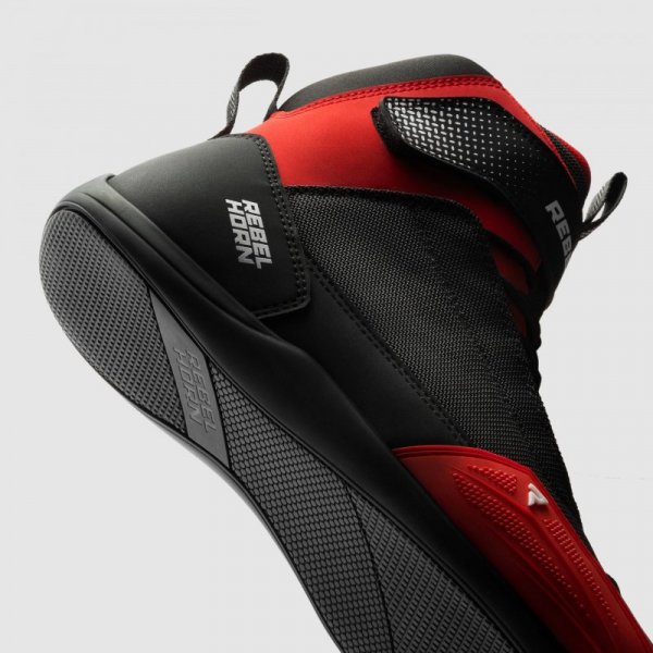 BUTY MOTOCYKLOWE REBELHORN SWIFT BLACK RED 48