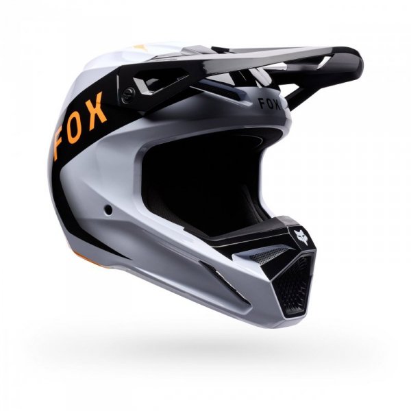 KASK MOTOCYKLOWY JUNIOR FOX V1 NOBLE BLACK WHITE YS