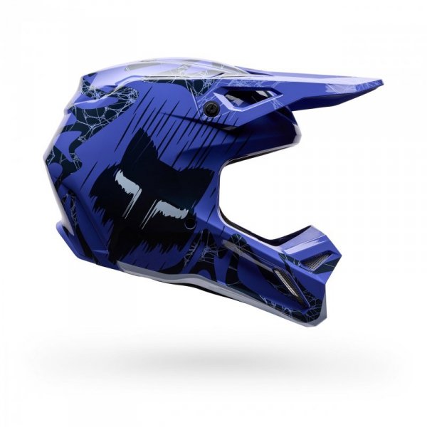 KASK MOTOCYKLOWY JUNIOR FOX V1 DIFFUSE SE PURPLE DOVE YL