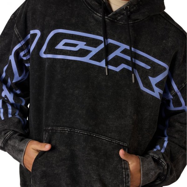 BLUZA Z KAPTUREM FOX PRO CIRCUIT FLEECE PO BLACK M