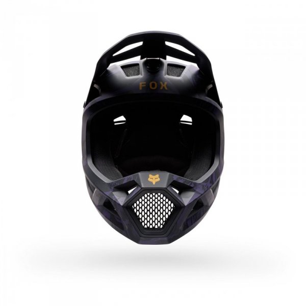 KASK ROWEROWY FOX RAMPAGE IMG PRINT PLUM L